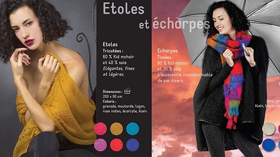 Echarpes Mohair